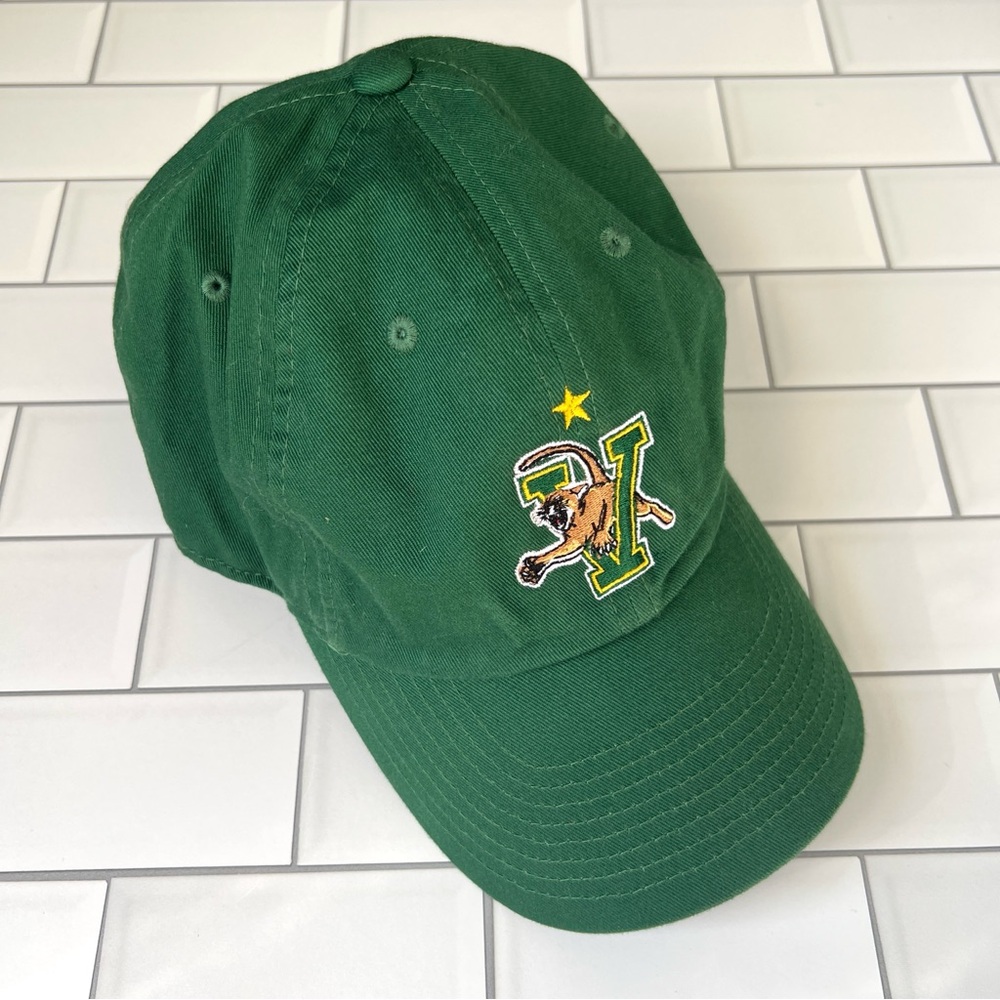 NWT NIKE 💚 UVM Logo Rally Cat Green Hat Athletic Cap University of Vermont NEW